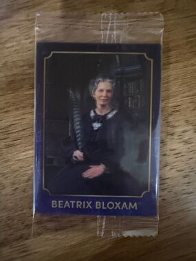 Harry Potter Wizarding World Chocolate Frog Beatrix Bloxam Holographic Card New